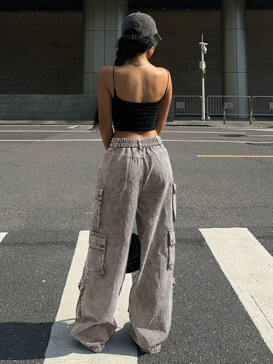 SPODNIE JEANS KIESZENIE
