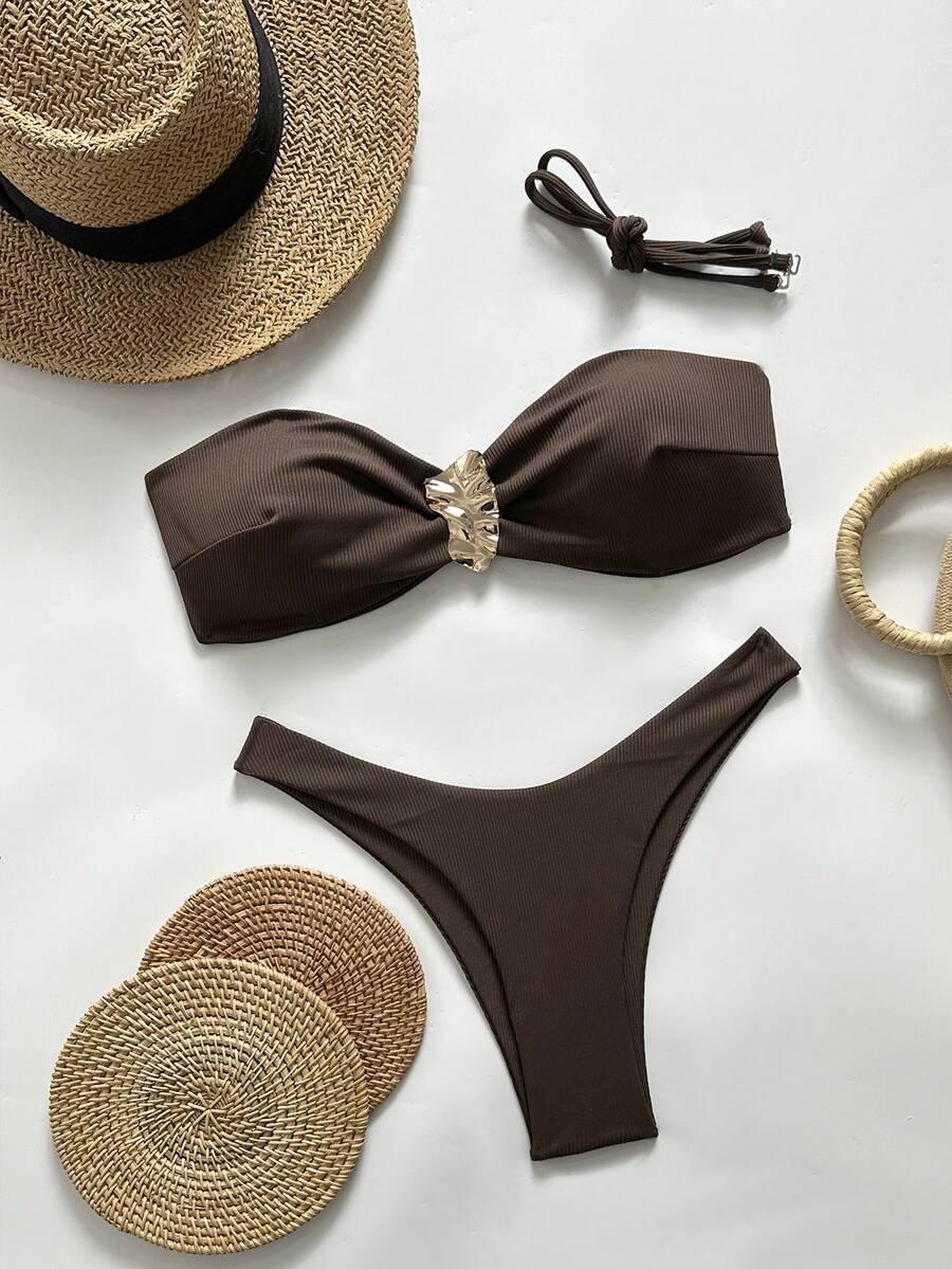 dwuczęściowy strój kąpielowy