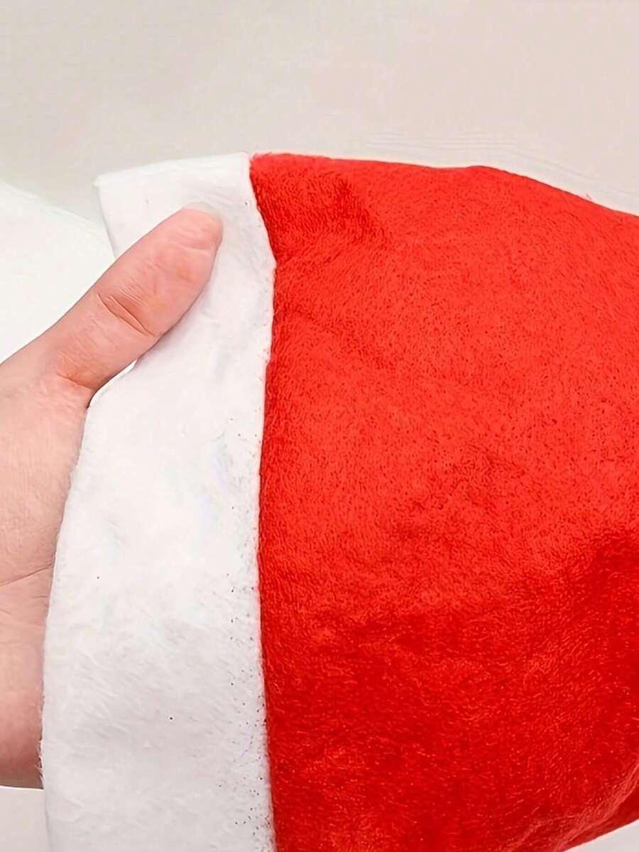 czerwona świąteczna czapka święty mikołaj pompon 5-pack