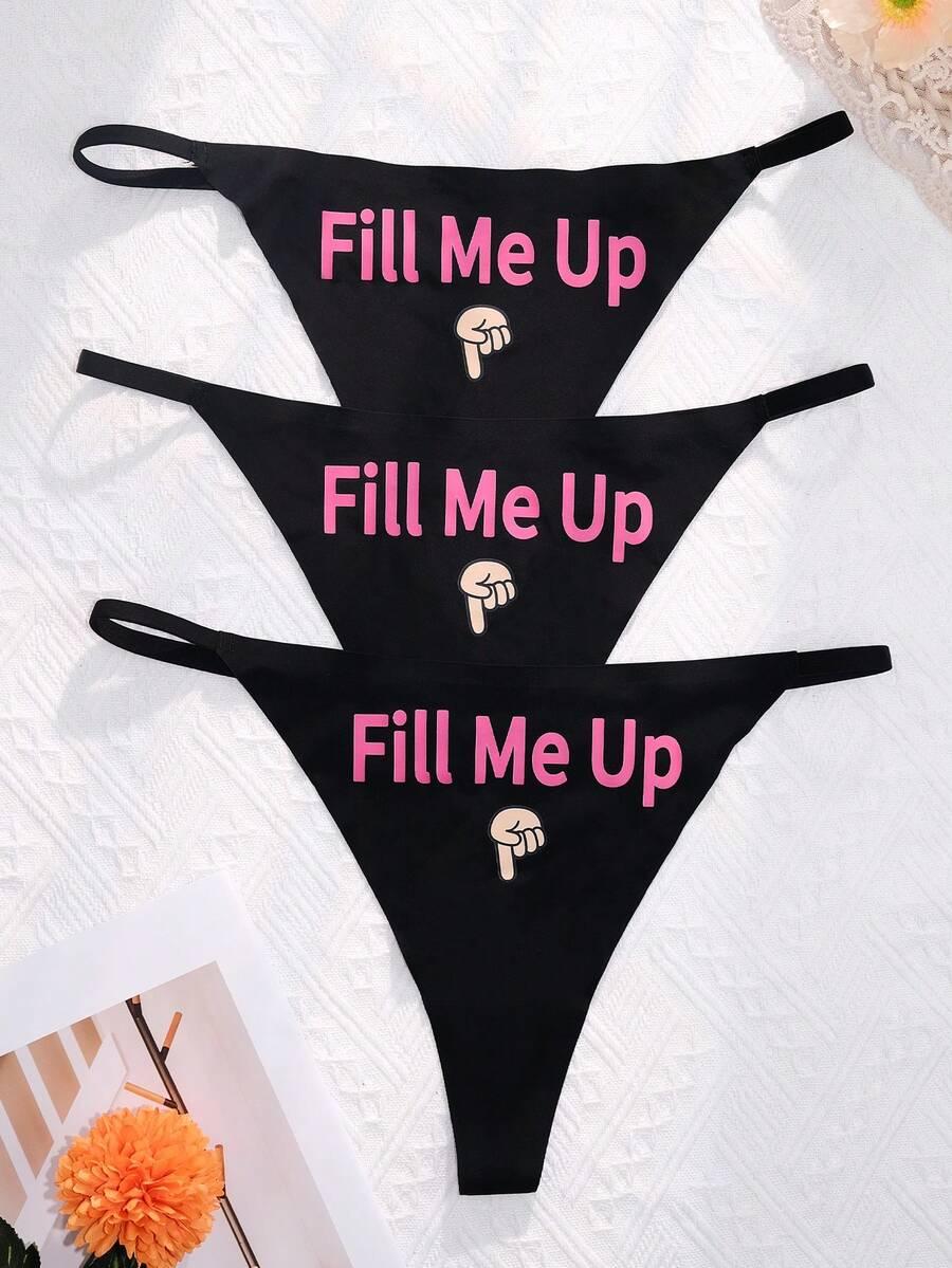 majtki stringi 3-pack