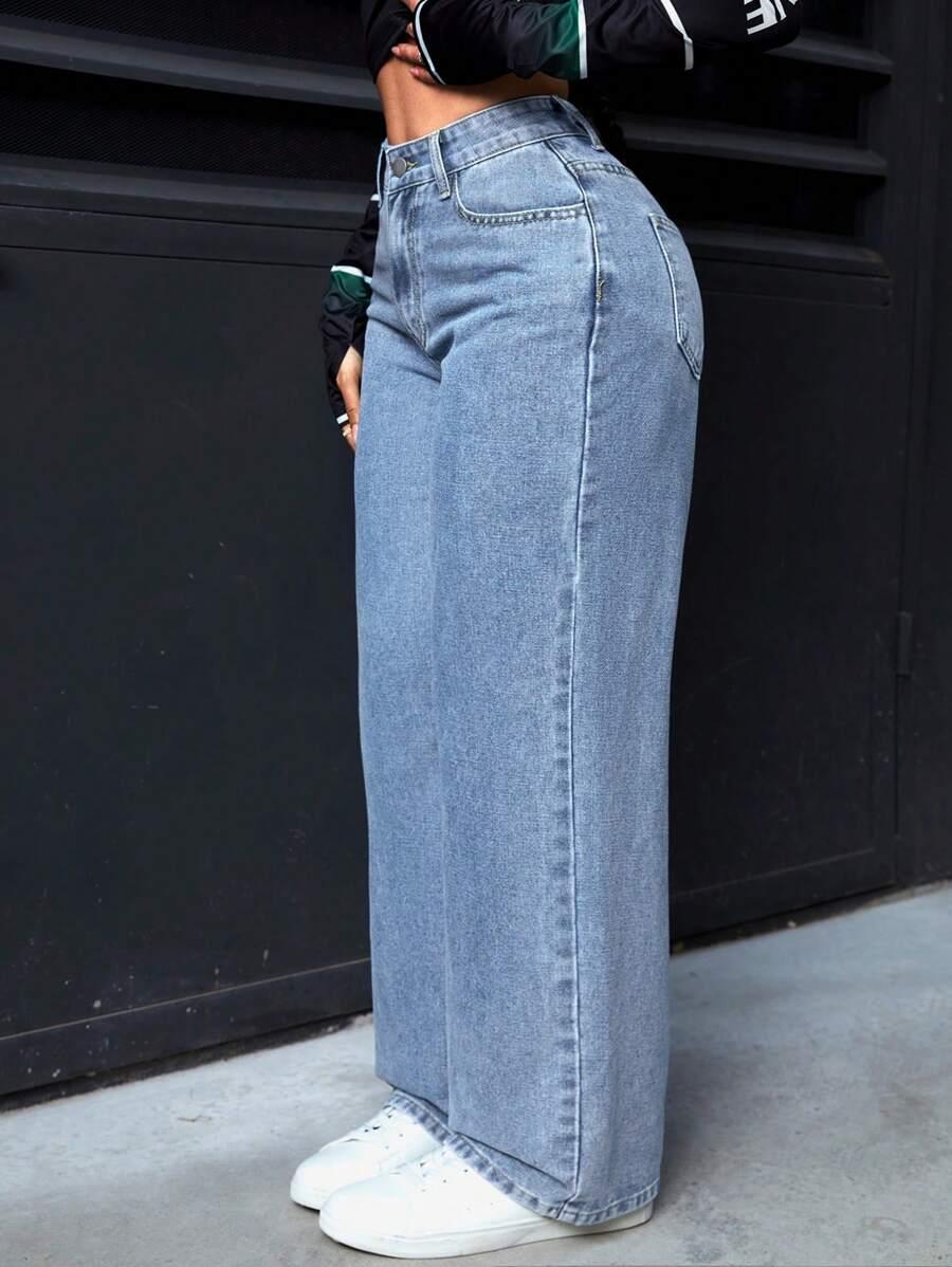 NIEBIESKIE SPODNIE JEANS 