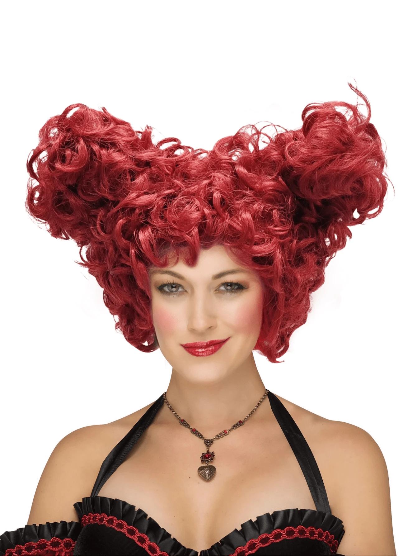 CZERWONA PERUKA cosplay CZERWONA KRÓLOWA