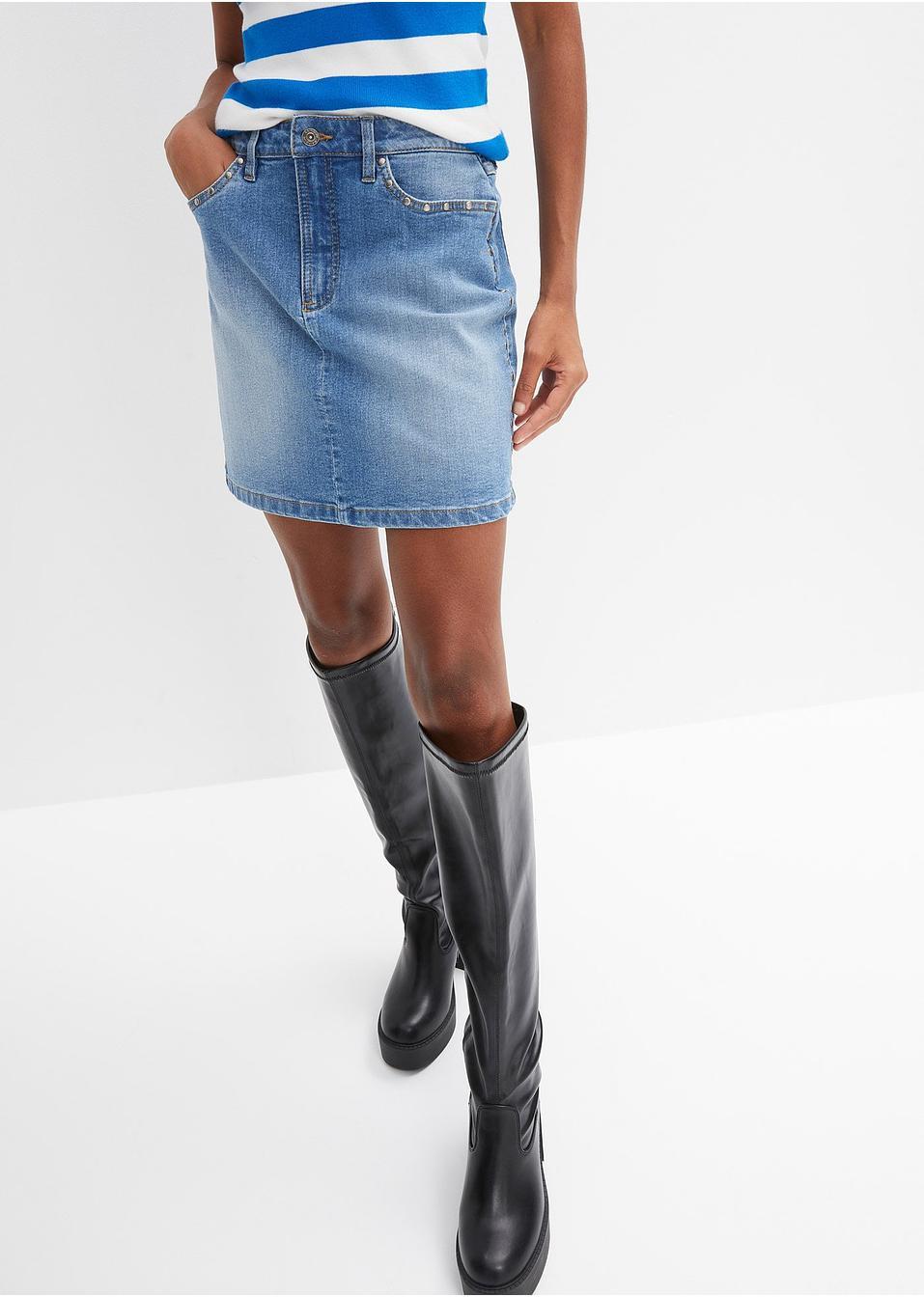 SPÓDNICA JEANSOWA MINI