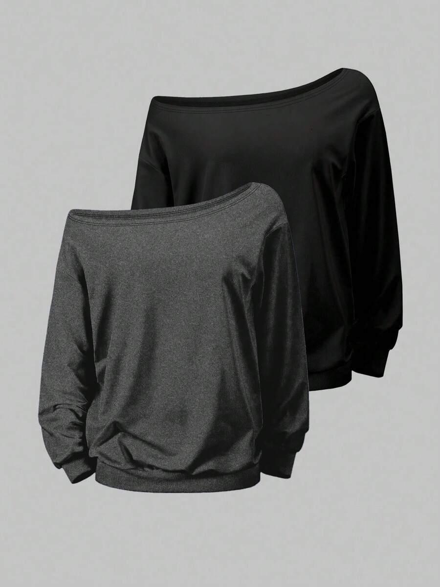 BLUZA DŁUGI RĘKAW 2-pack