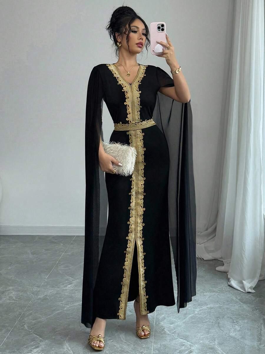czarna maxi sukienka 