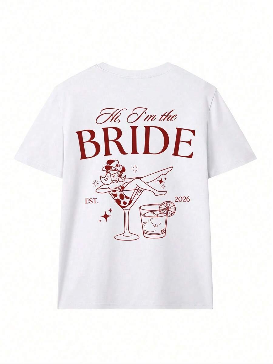 biały t-shirt napisy 