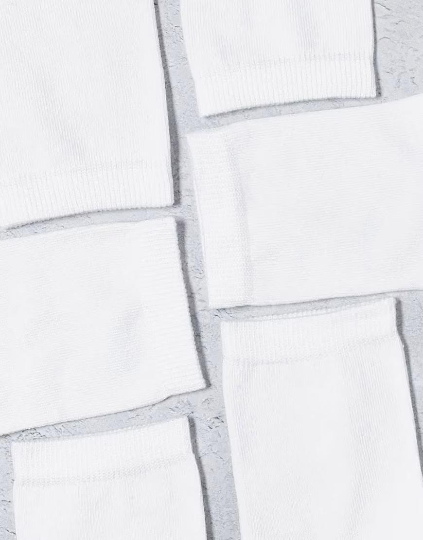 BIAŁE SKARPETKI ZA KOSTKĘ 5-PACK