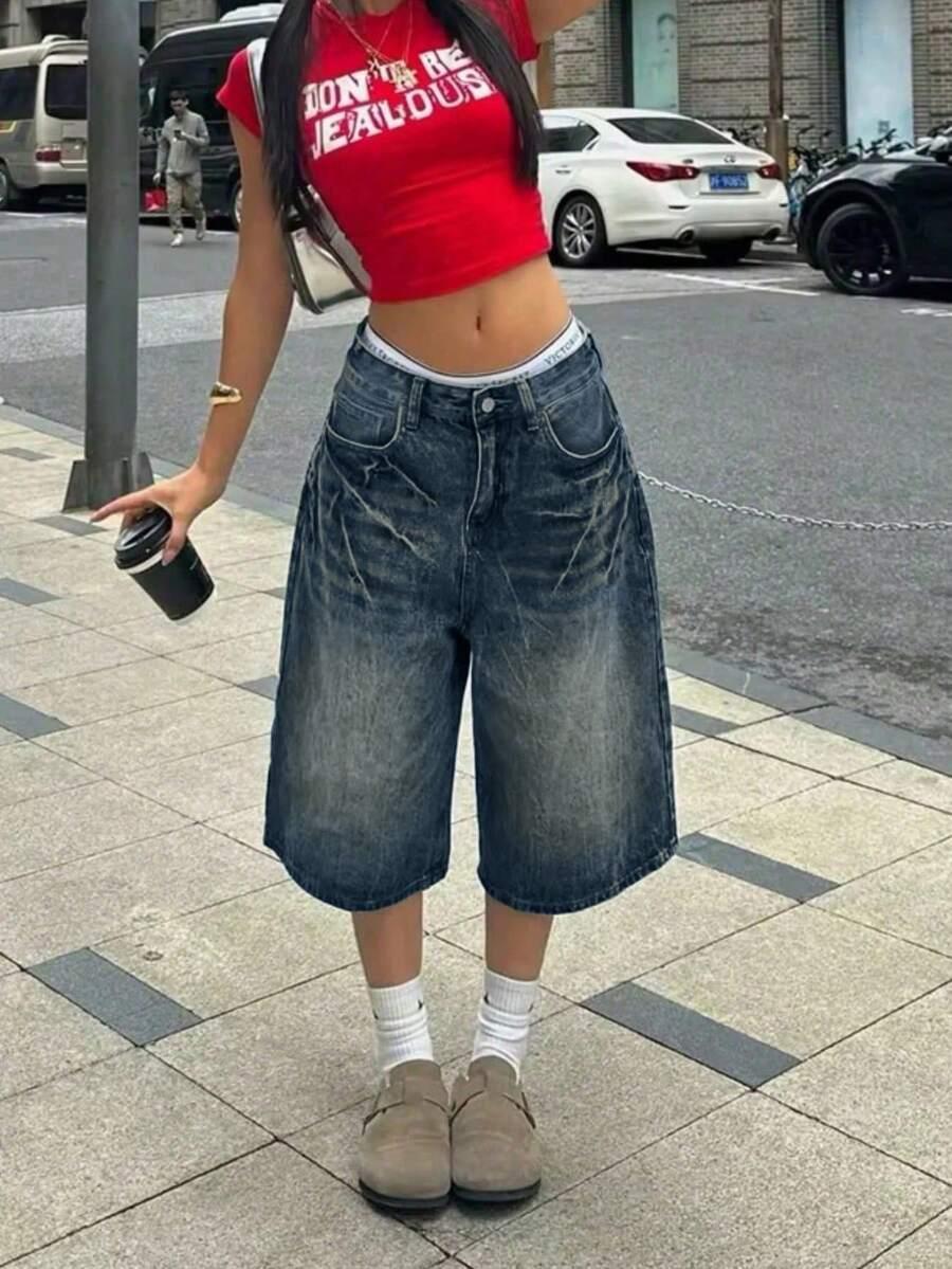NIEBIESKIE SZORTY JEANSOWE