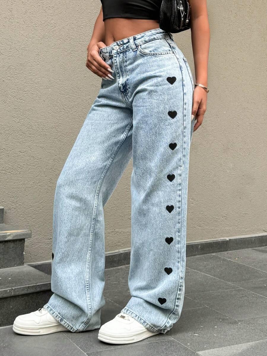NIEBIESKIE SPODNIE JEANS