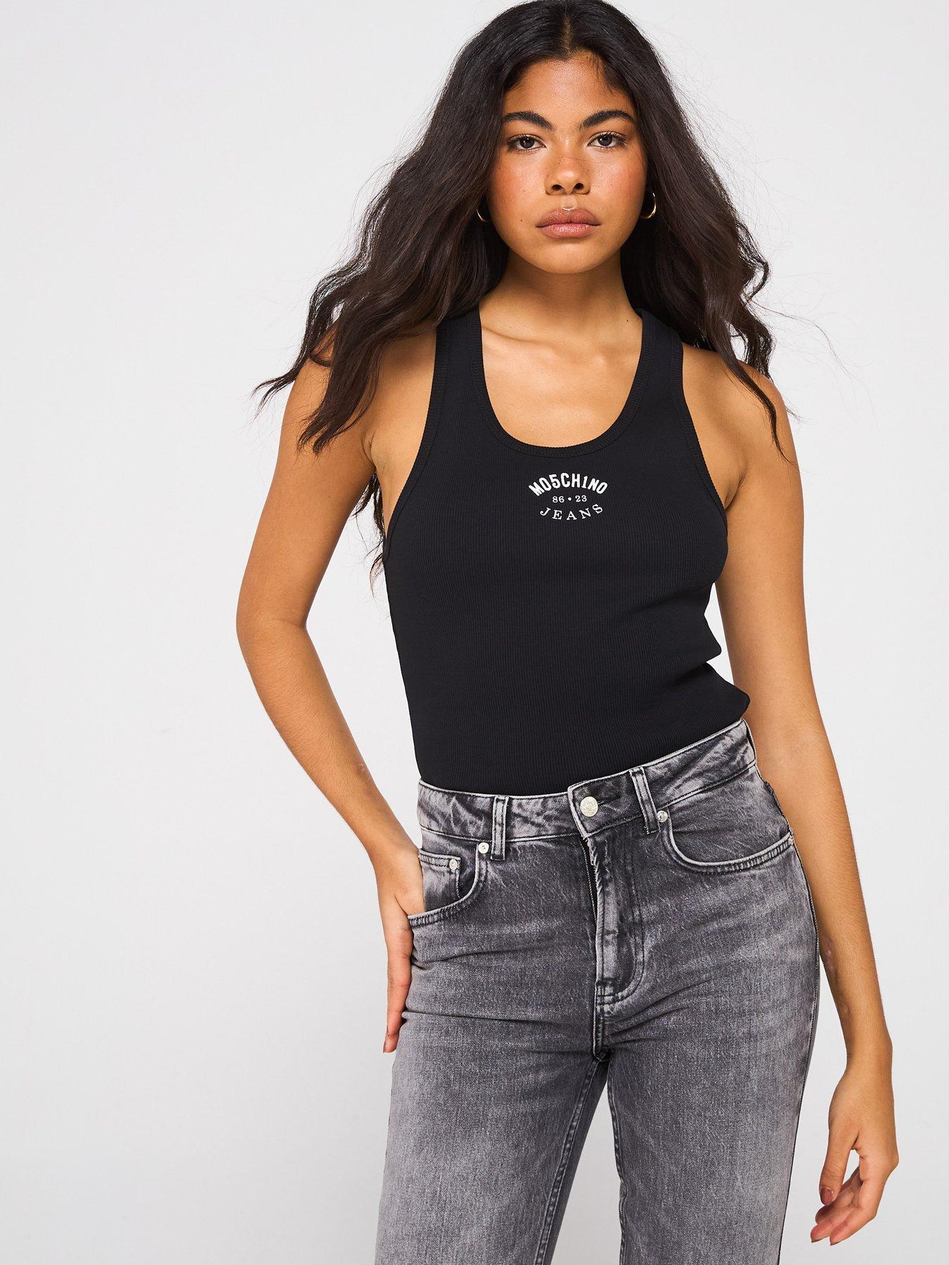 MOSCHINO JEANS TOP Z LOGO K1J0804