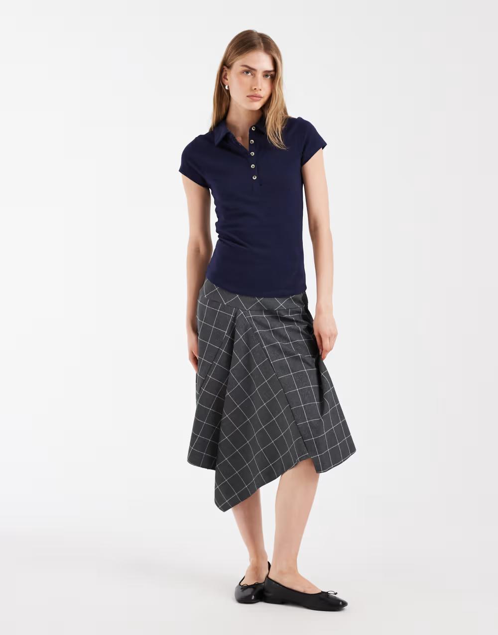granatowa koszulka polo