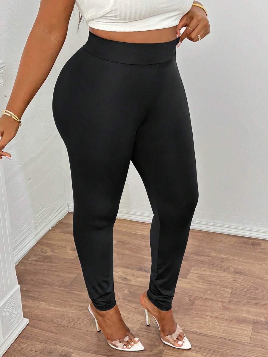 CZARNE LEGGINSY WYSOKI STAN