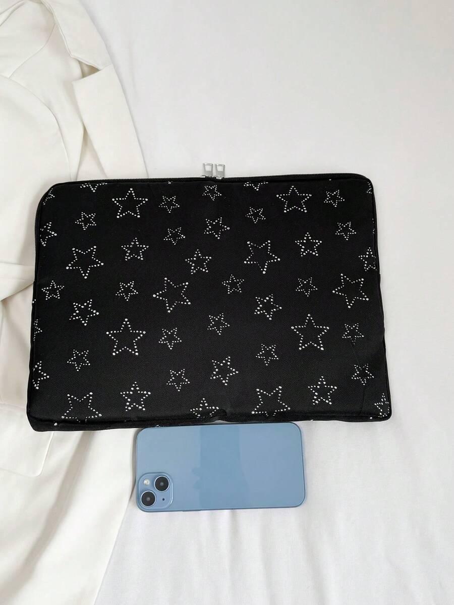 czarna torba na laptopa