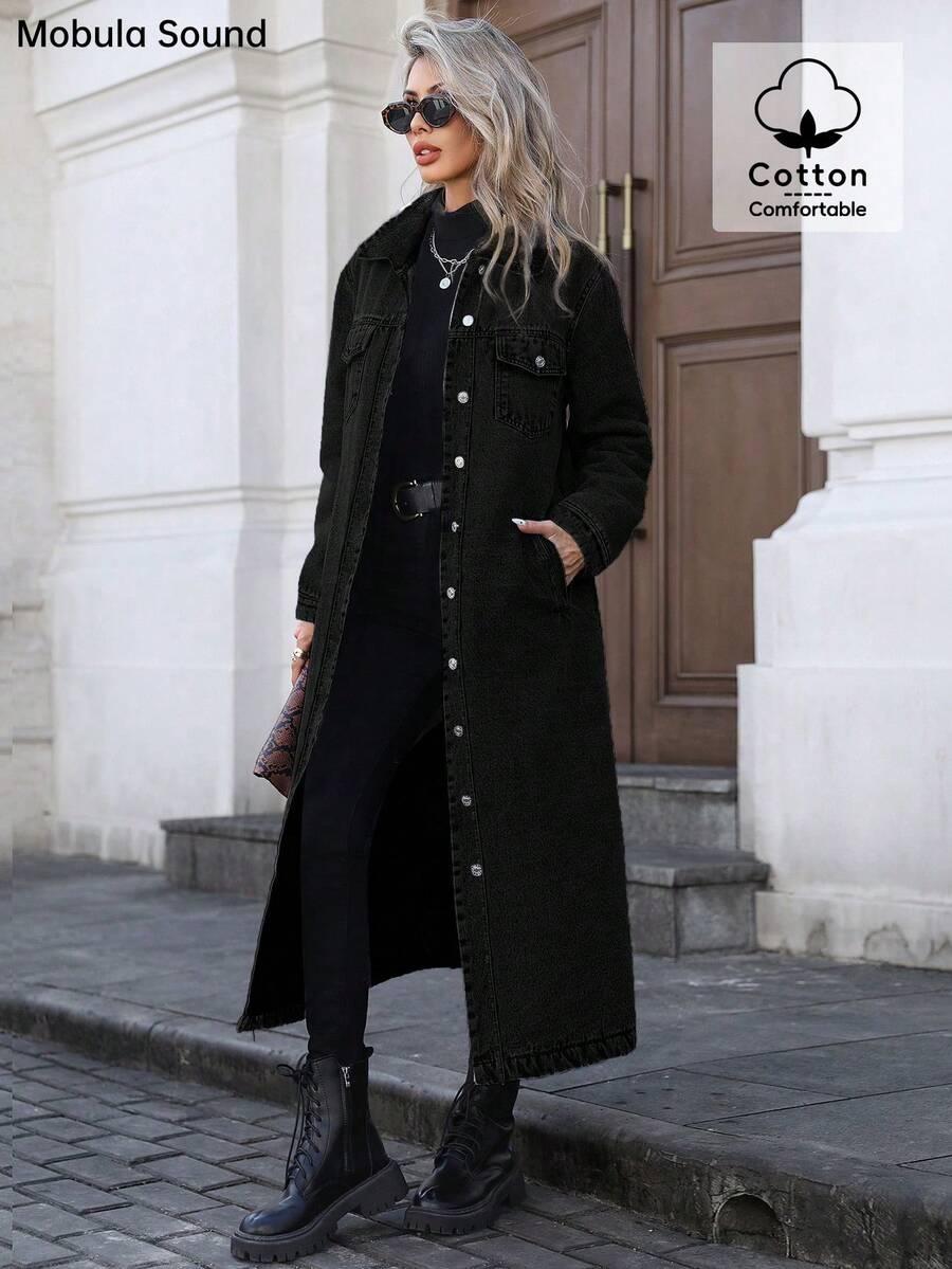 CZARNA KURTKA JEANS