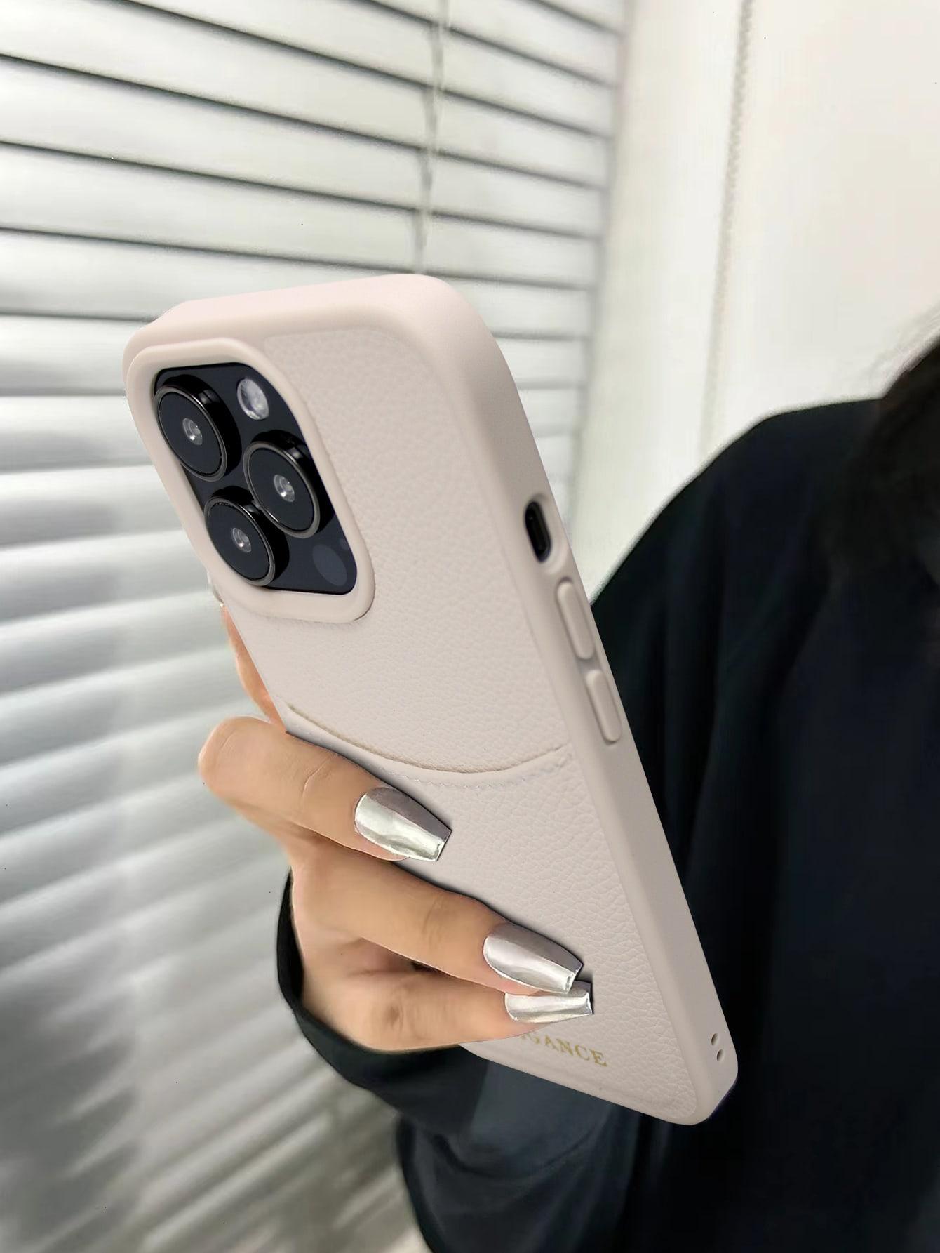 beżowe ETUI NA TELEFON iPhone 15