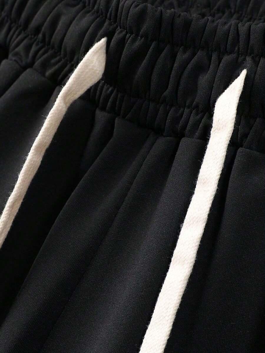 komplet koszulka z długim rękawem spodnie nadruk