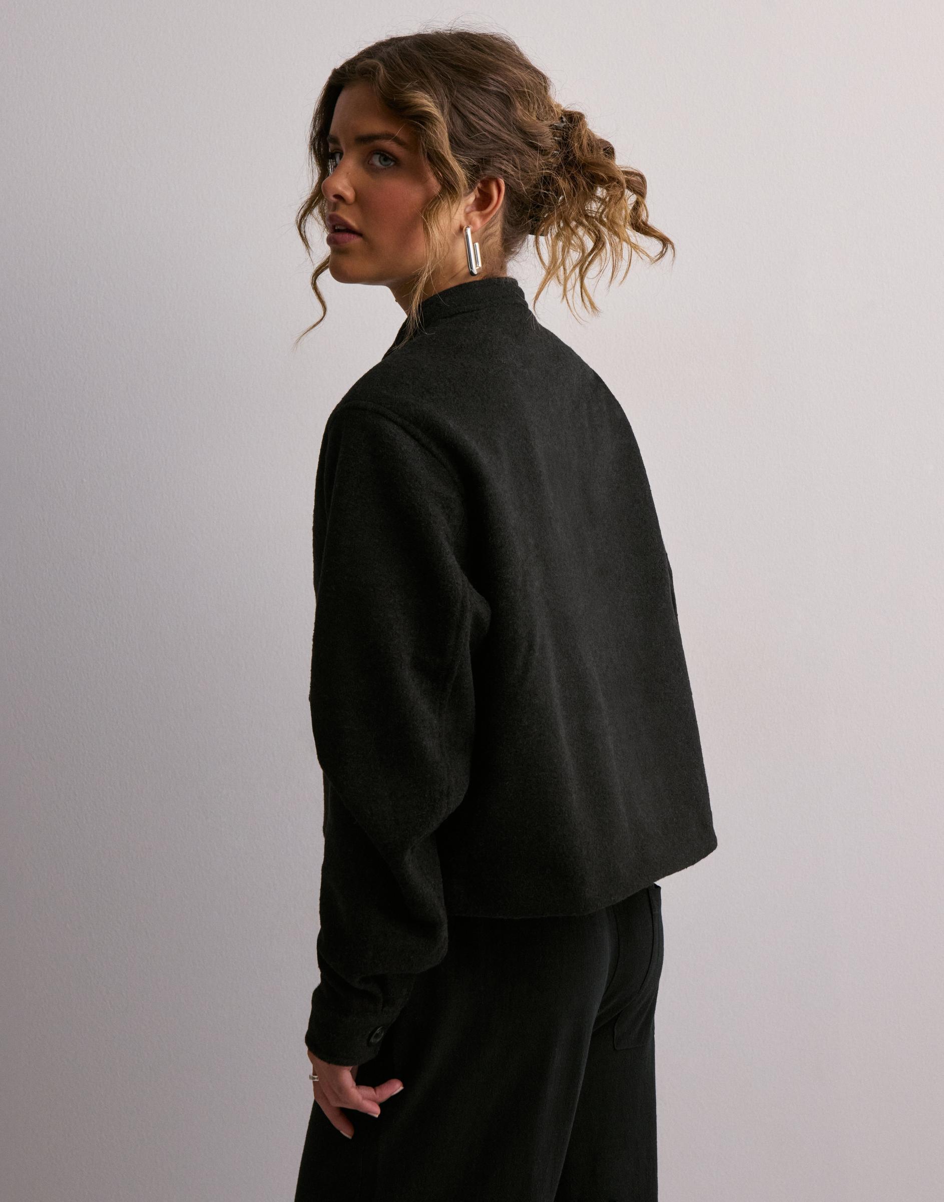czarna KURTKA bomber