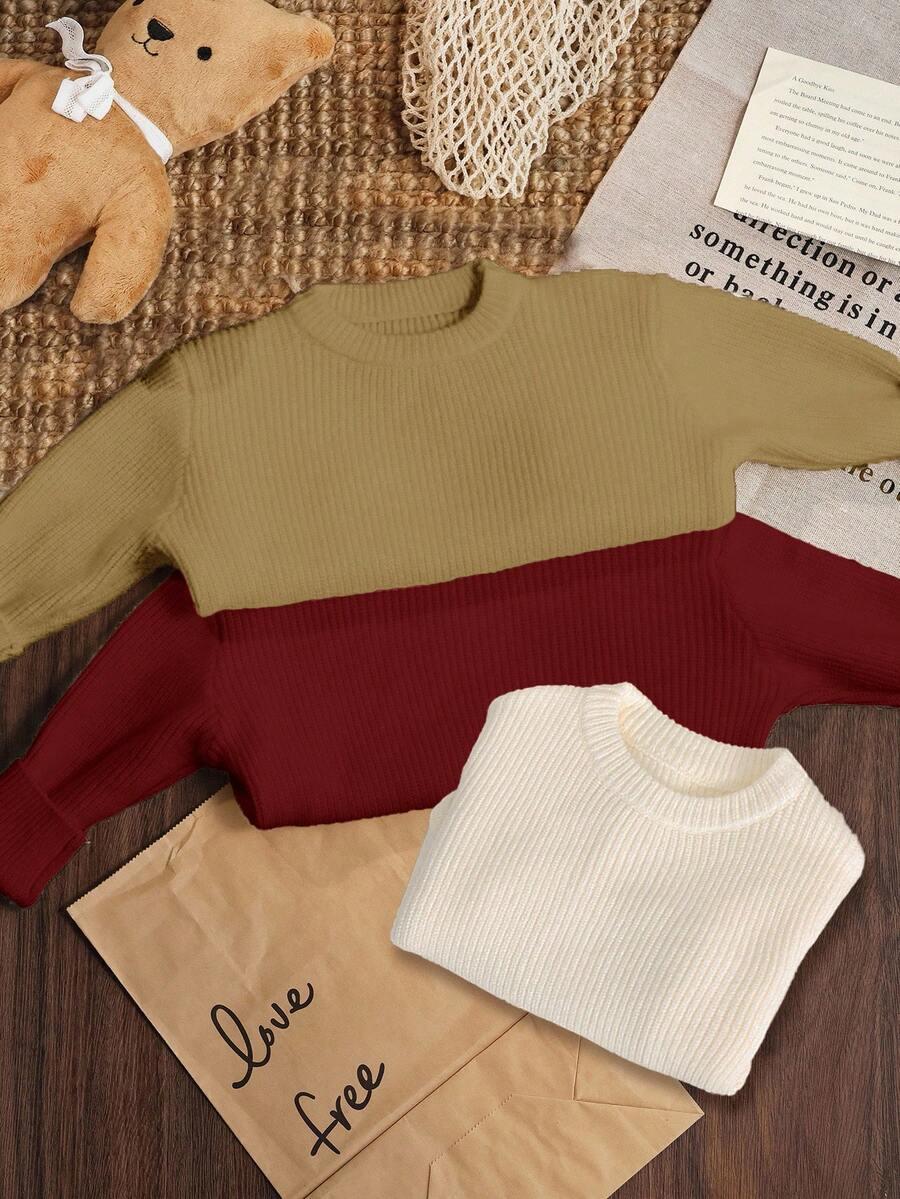 SWETER OKRĄGŁY DEKOLT 2-PACK