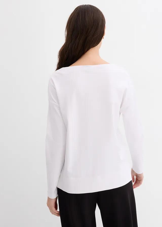 BIAŁA BLUZKA OVERSIZE