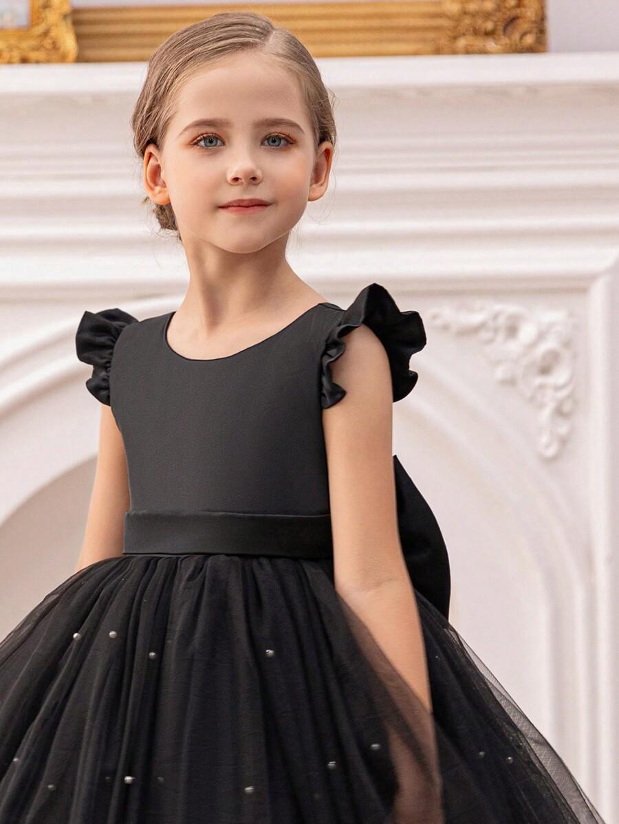 CZARNA SUKIENKA TIUL 