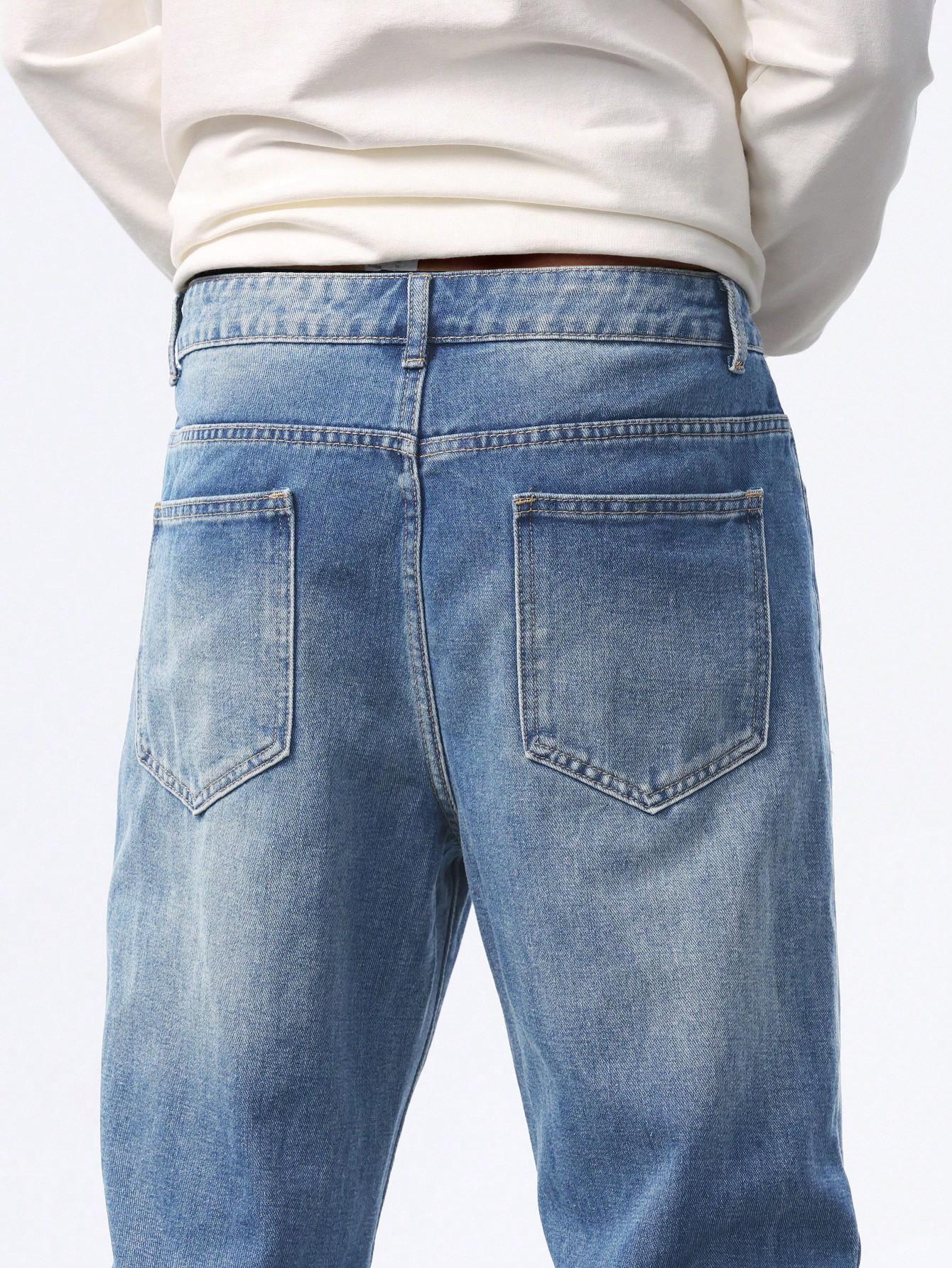 NIEBIESKIE SPODNIE JEANS
