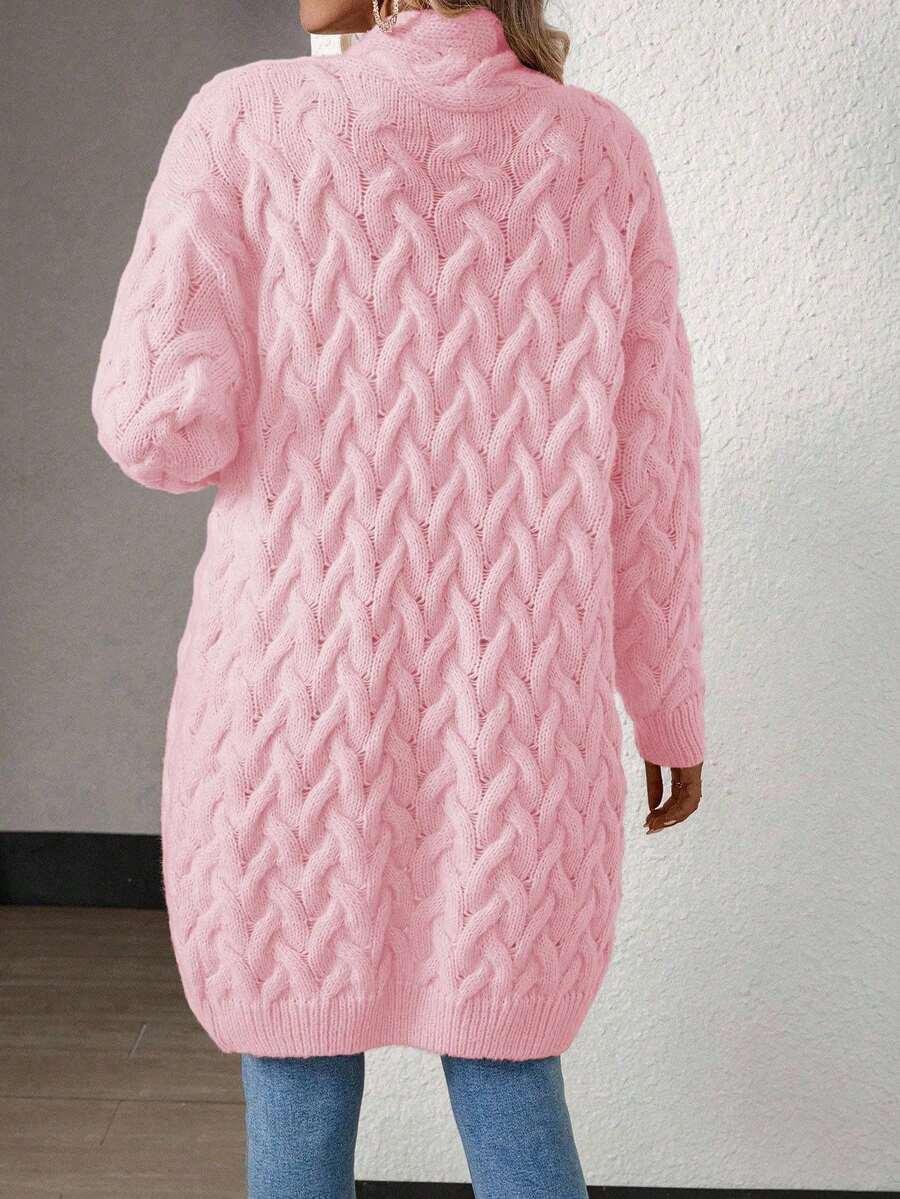 różowy sweter kardigan