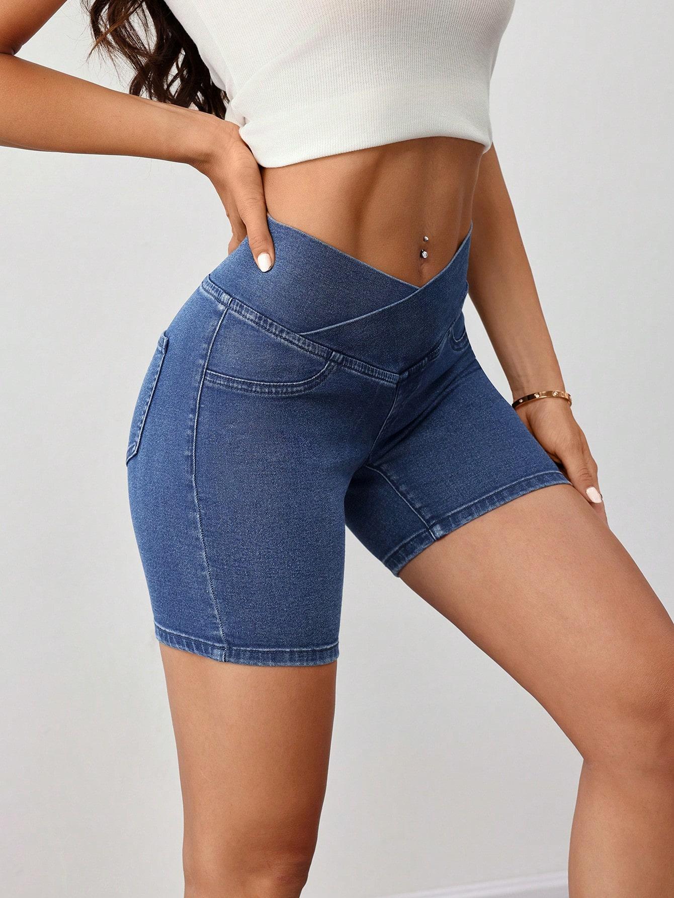 NIEBIESKIE SPODENKI JEANS