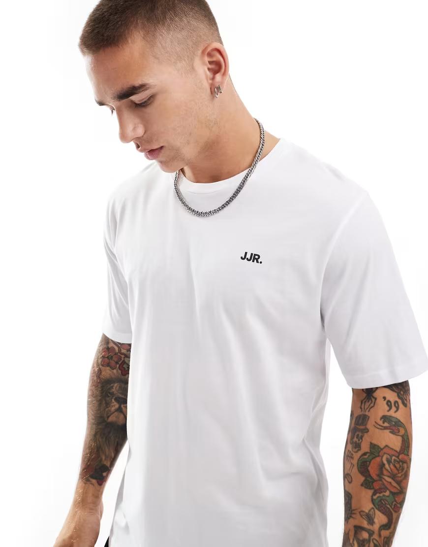 Biały T-shirt logo