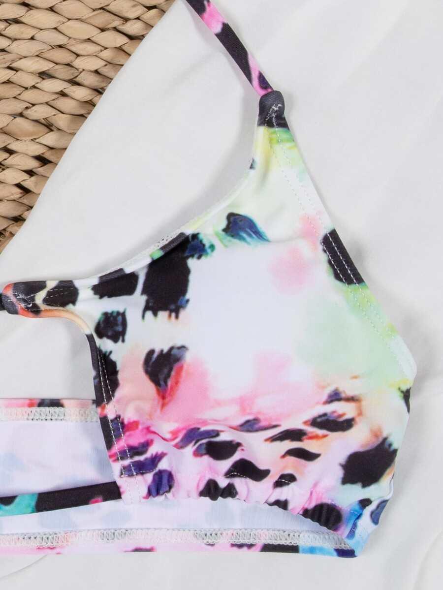 DWUCZĘŚCIOWY STRÓJ KĄPIELOWY ANIMAL PRINT 
