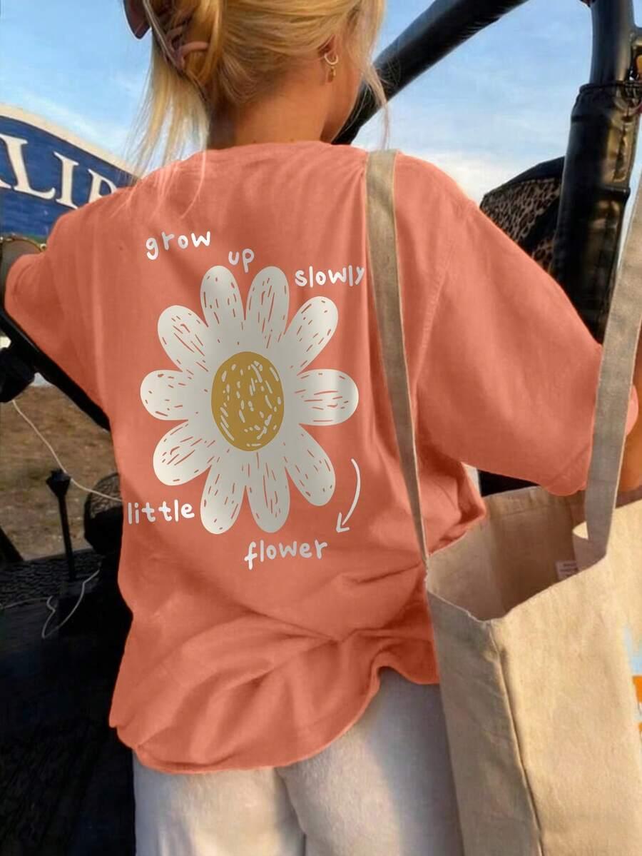 T-SHIRT Z OKRĄGŁYM DEKOLTEM