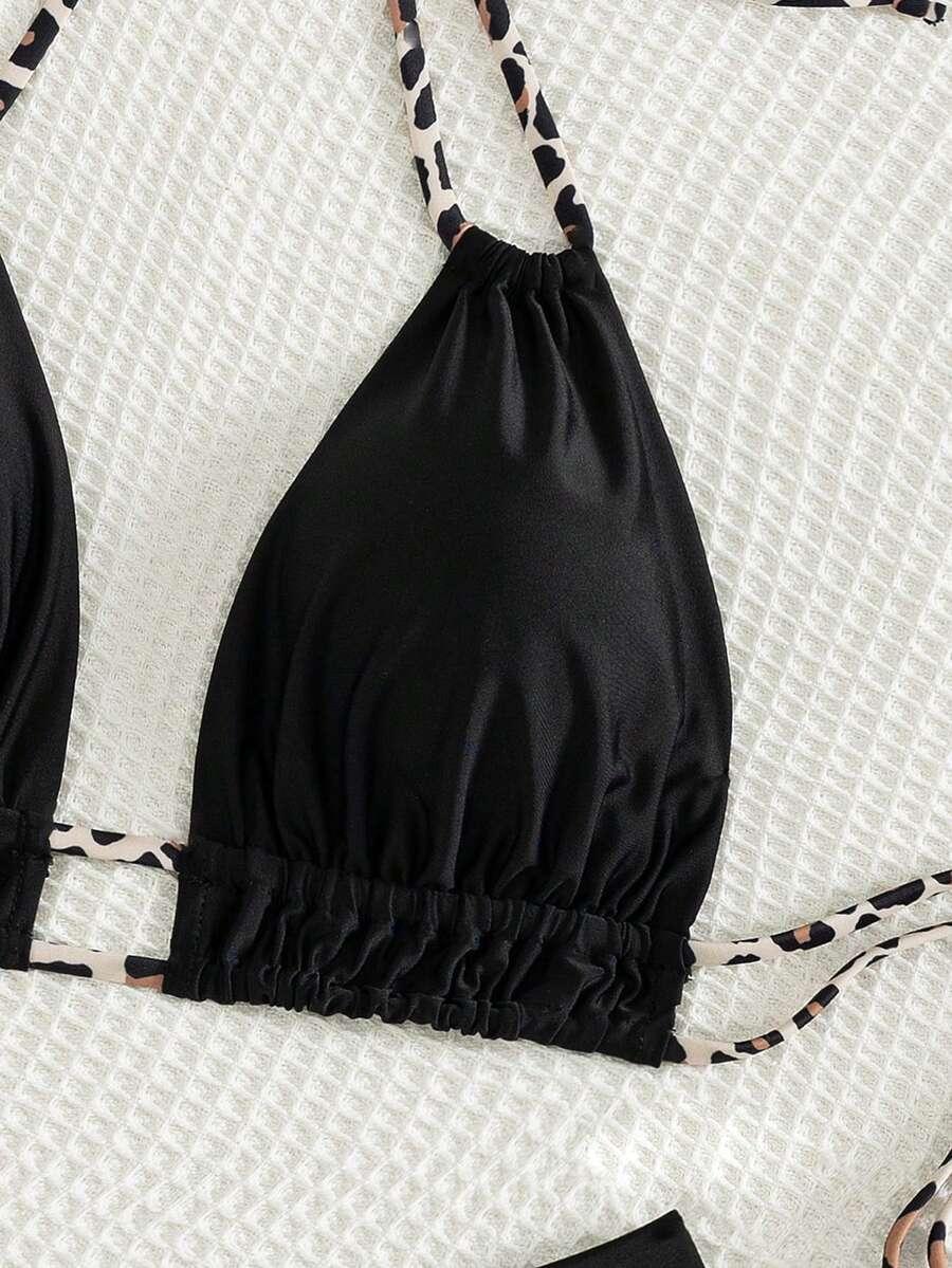 BIUSTONOSZ BIKINI Z WIĄZANIEM GÓRA
