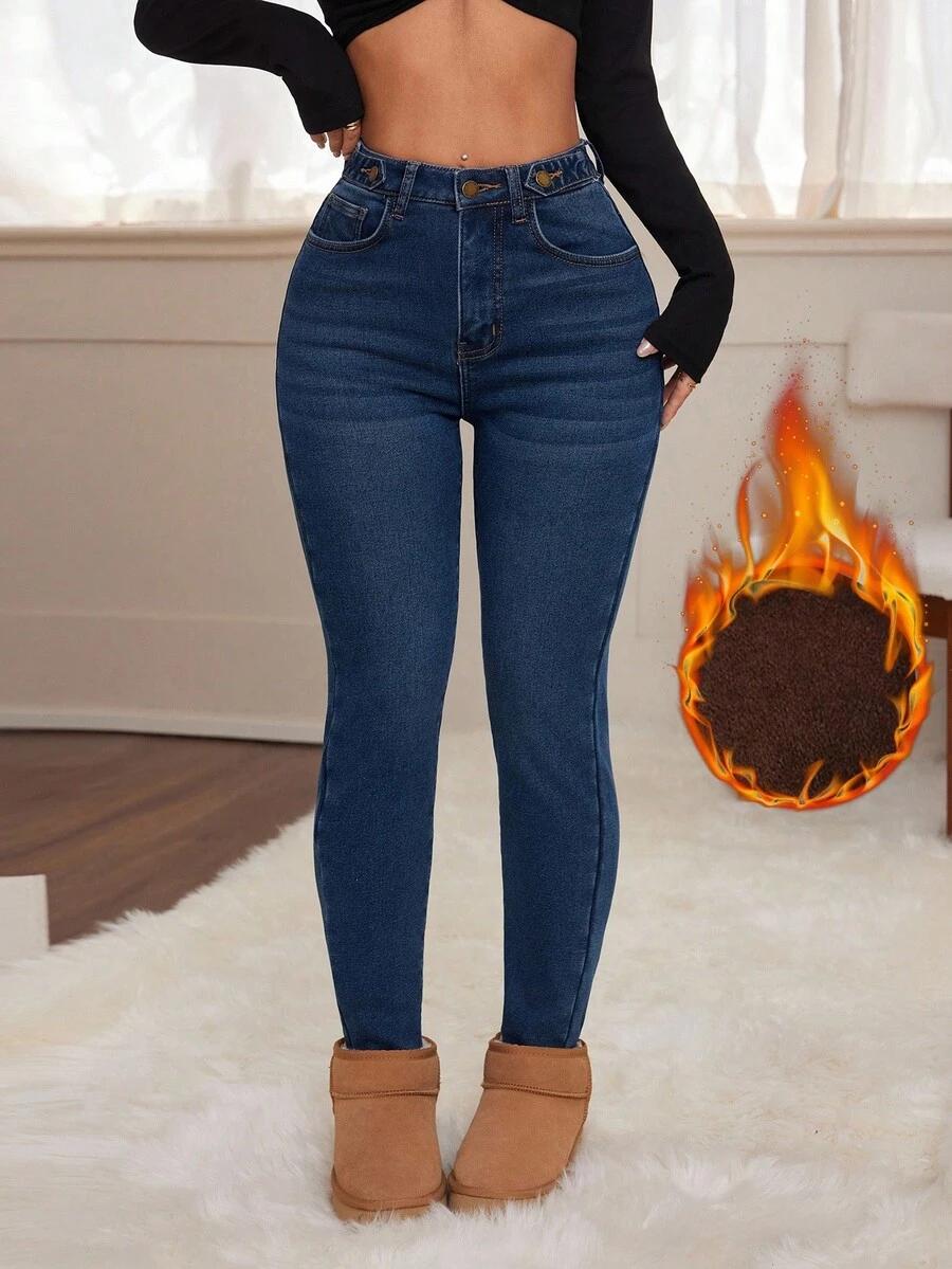NIEBIESKIE SPODNIE JEANS 