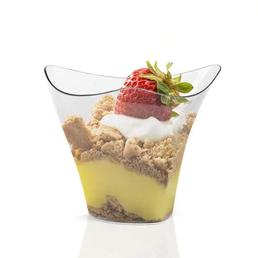 PLASTIKOWE PUCHARKI NA DESERY 4-PACK