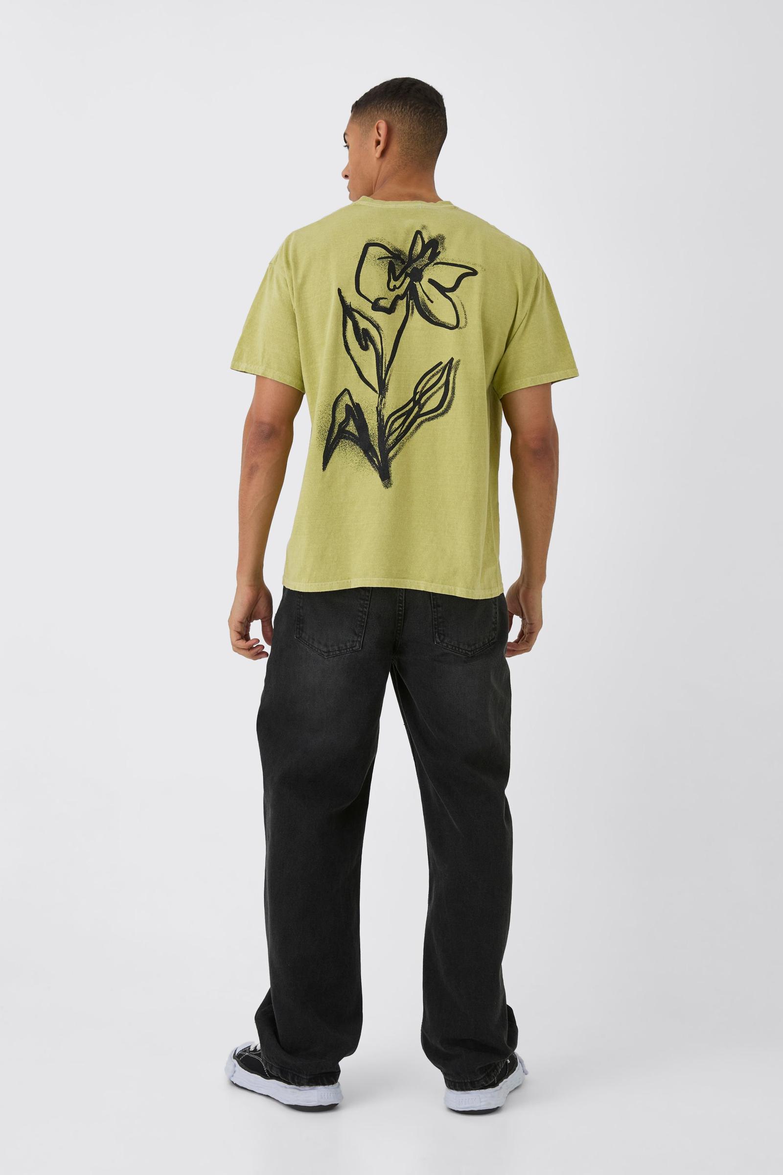ZIELONY T-SHIRT PRINT