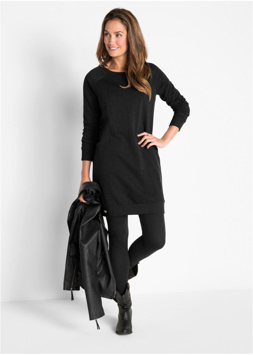 CZARNA BLUZA BEZ KAPTURA