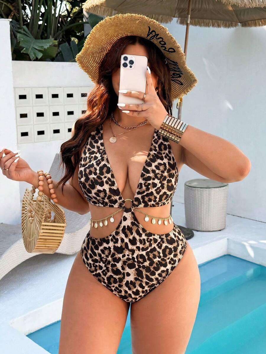 JEDNOCZĘŚCIOWY STRÓJ KĄPIELOWY ANIMAL PRINT