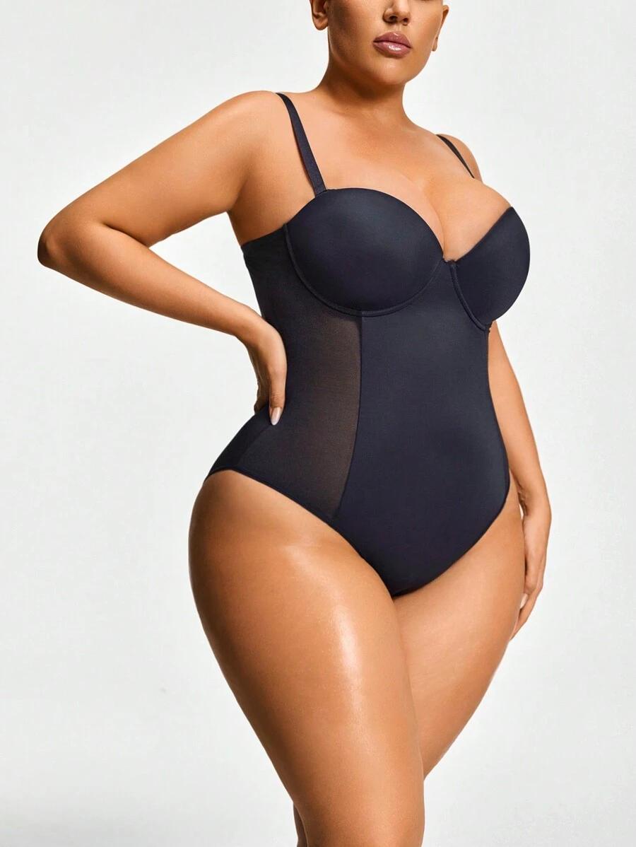 czarne body siateczka 