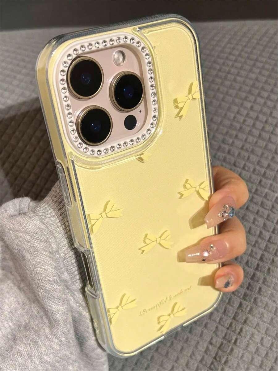 żółte etui na telefon iPhone 14 Pro