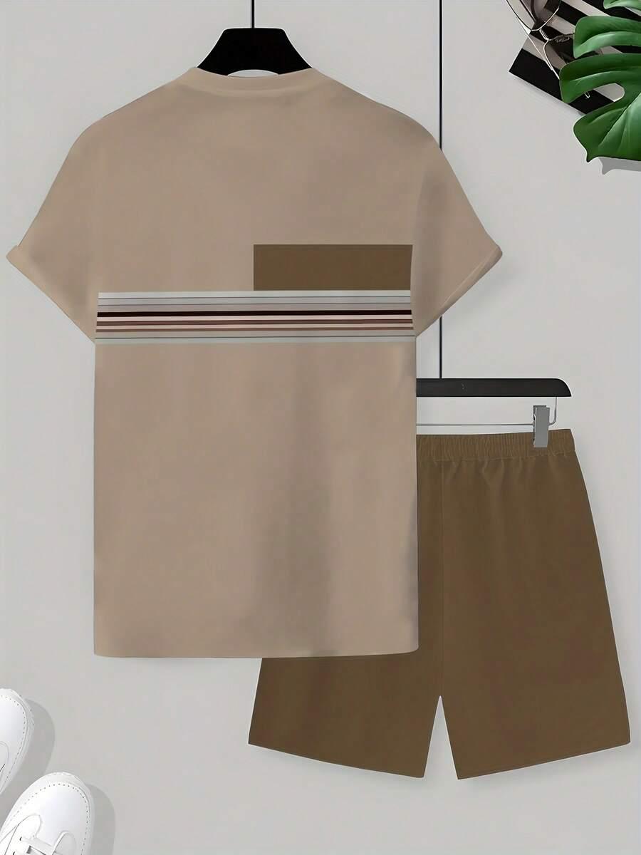 komplet t-shirt spodenki