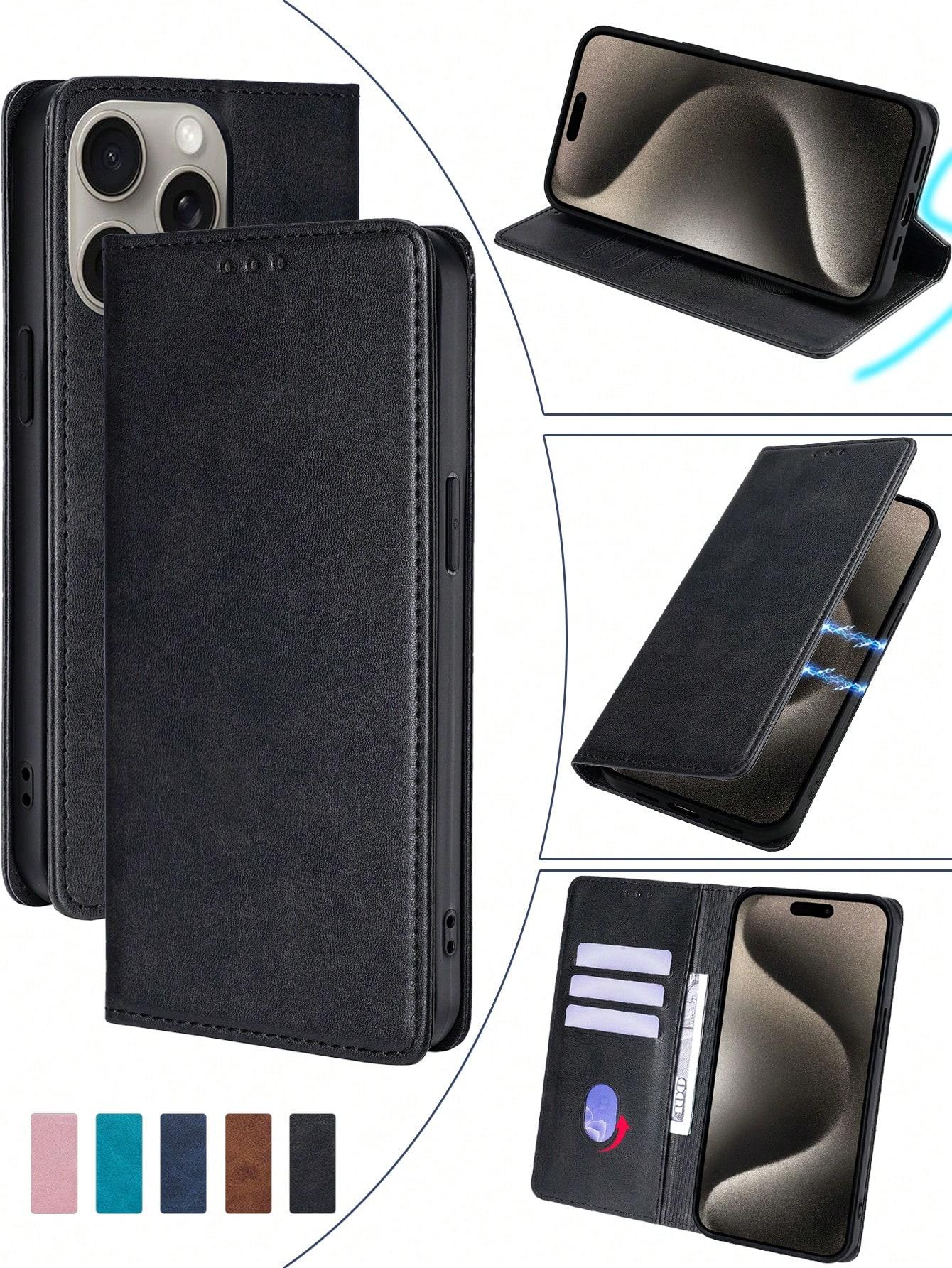 CZARNE ETUI Z KLAPKĄ samsung galaxy s24