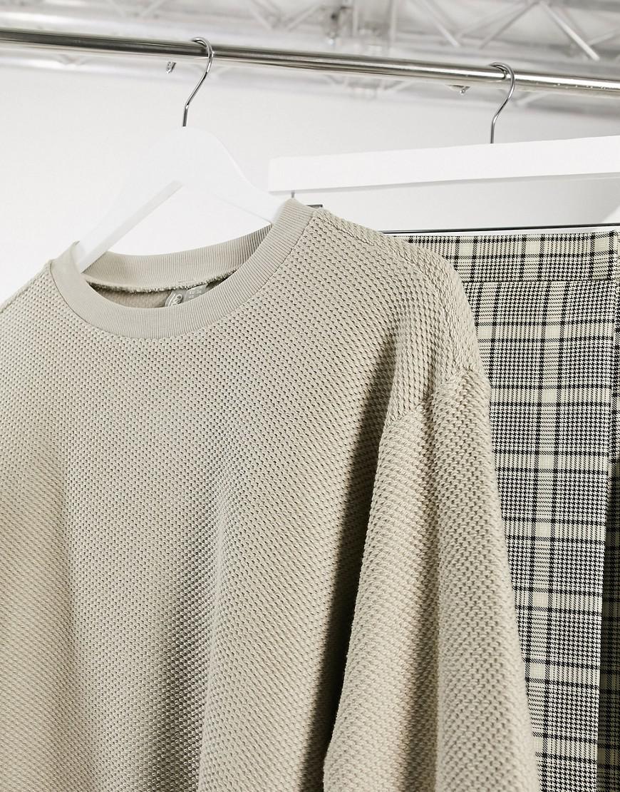 sweter okrągły dekolt 