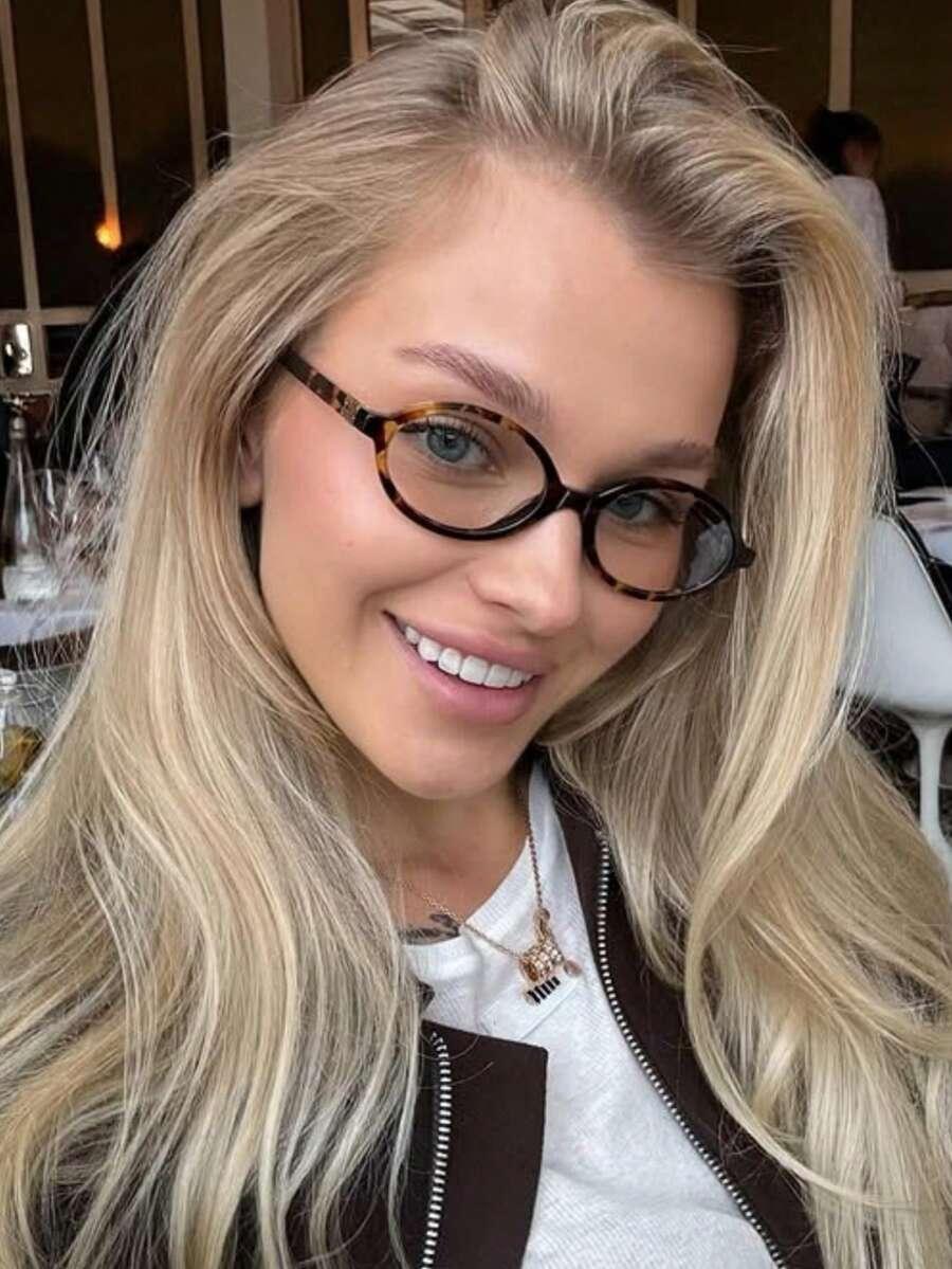 okulary zerówki animal print