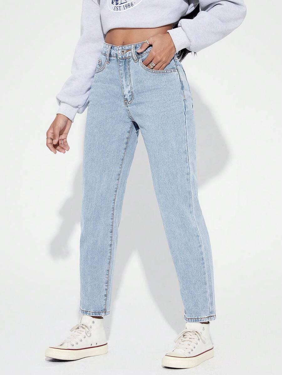 NIEBIESKIE SPODNIE JEANS