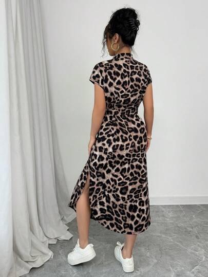 MAXI SUKIENKA ANIMAL PRINT