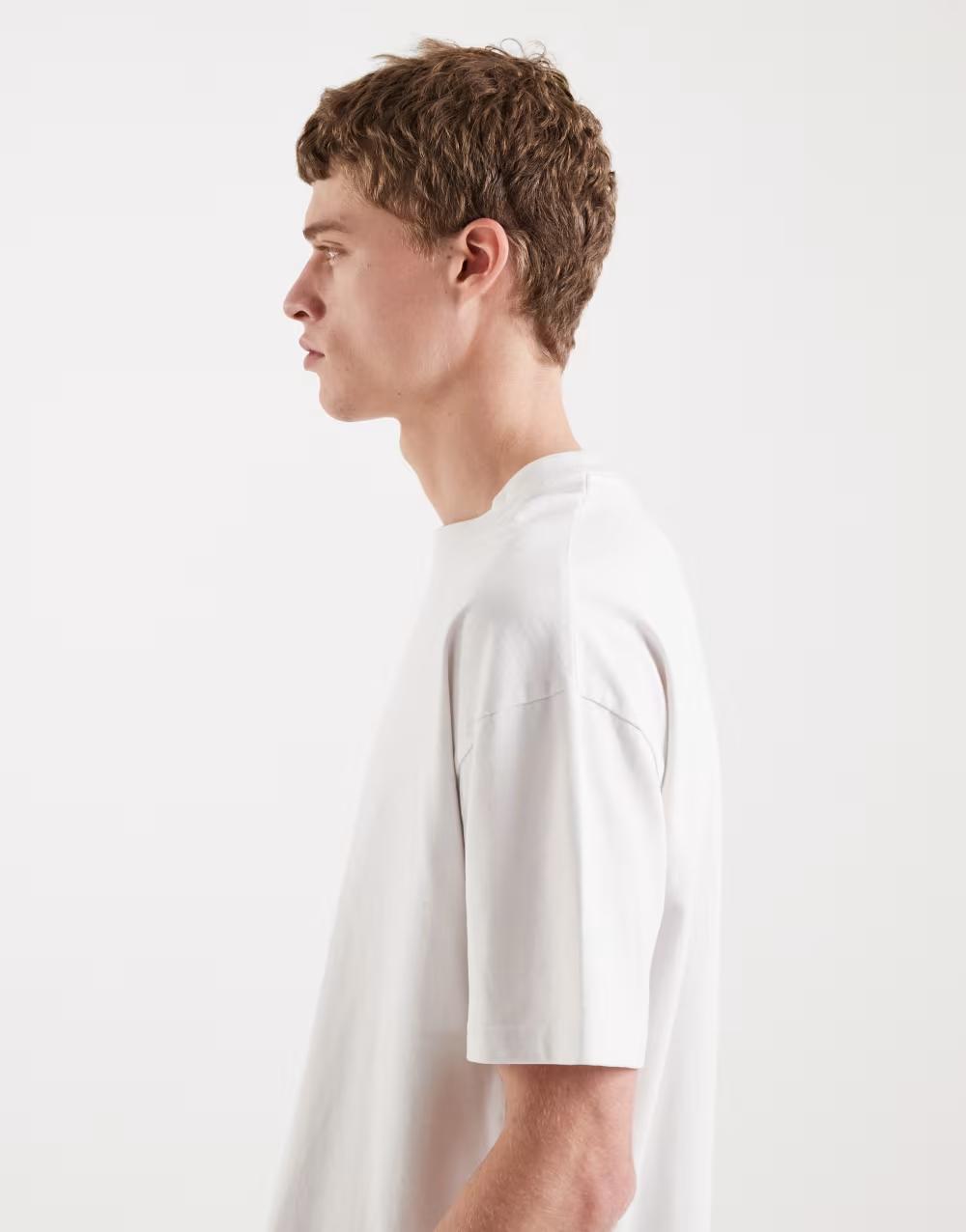 biały t-shirt krótki rękaw