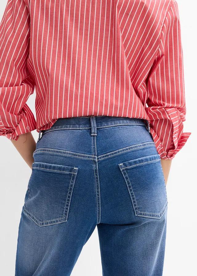JEANSY DAMSKIE MOM JEANS BAWEŁNA