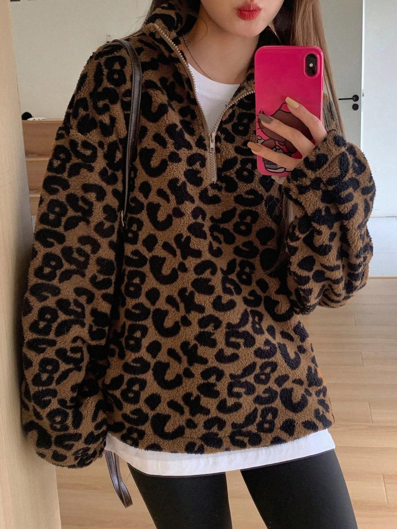 bluza animal print miś