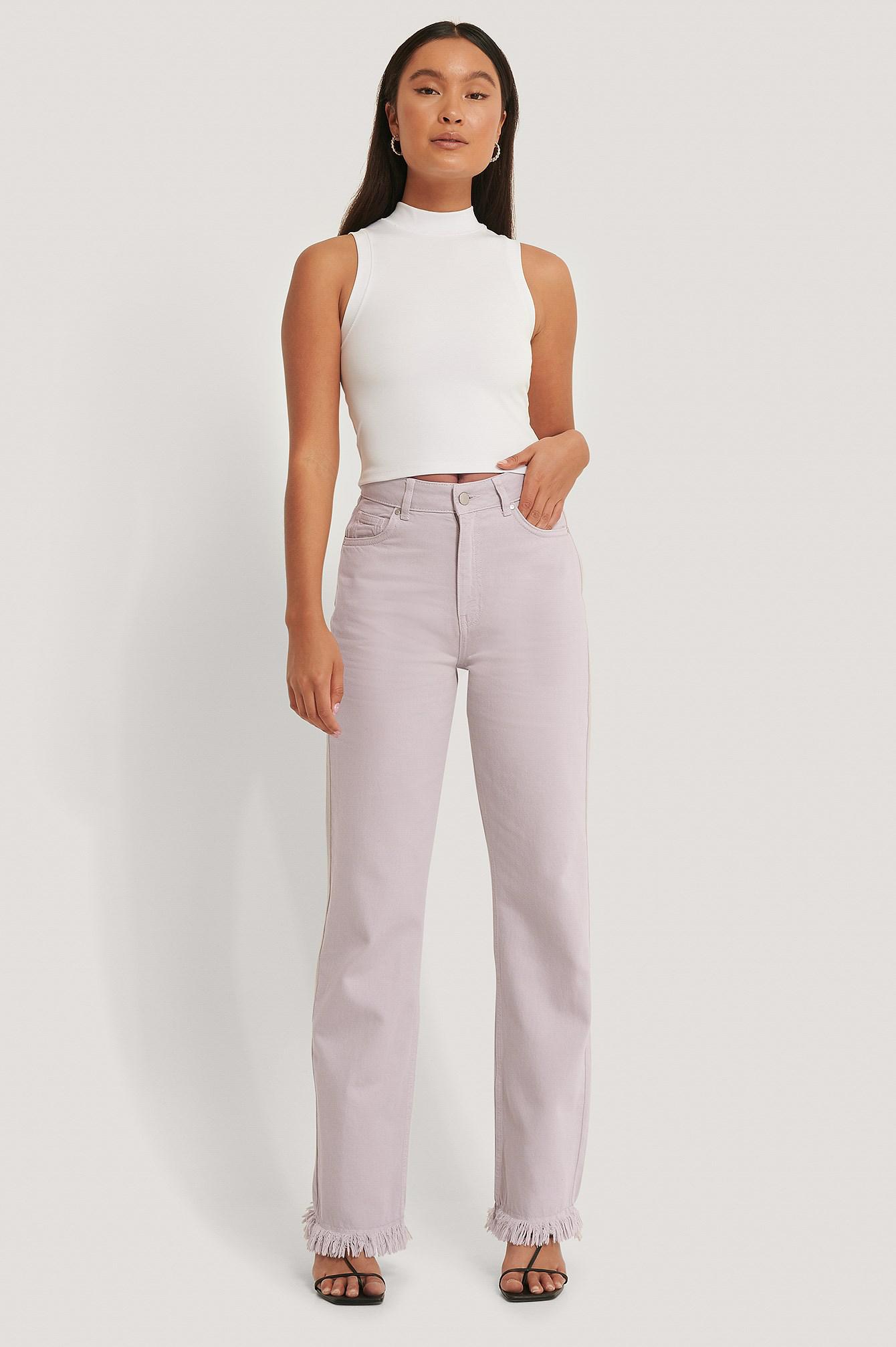 SPODNIE JEANS PROSTA NOGAWKA