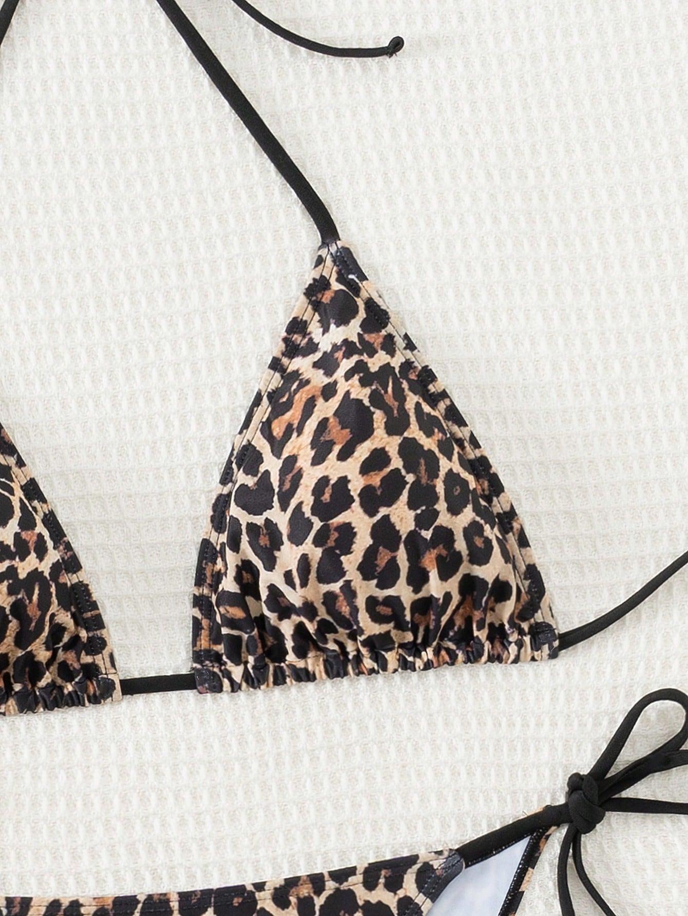 DWUCZĘŚCIOWY STRÓJ KĄPIELOWY ANIMAL PRINT