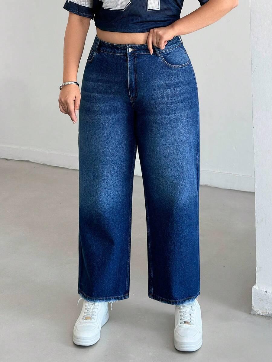 NIEBIESKIE SPODNIE JEANS
